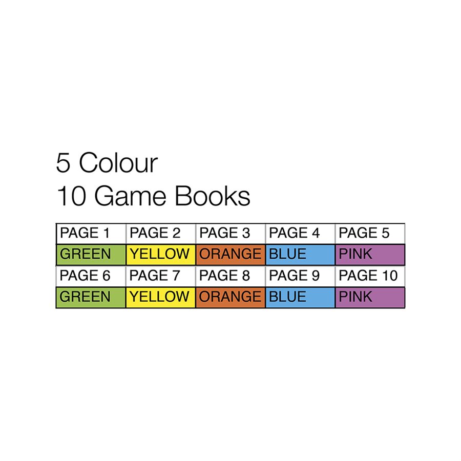 BINGO DELUXE 10 GAME 5 COLOUR BINGO BOOKS bingo-deluxe-10-game-5-colour-bingo-books