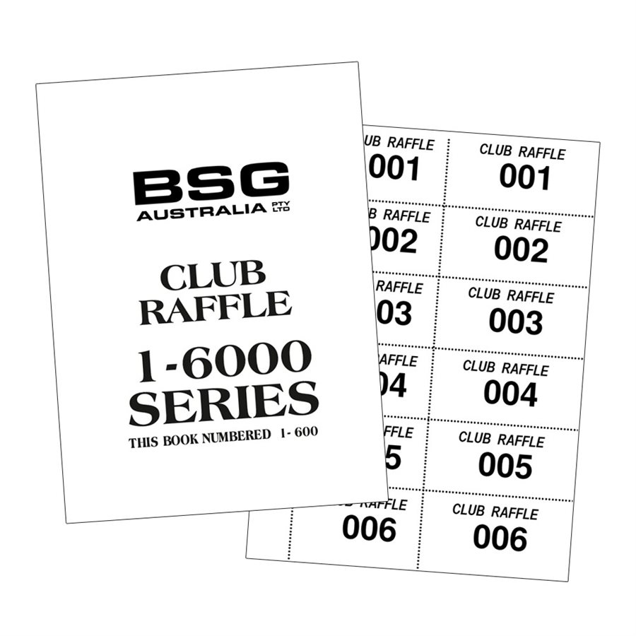 Carddiff Club Raffles Fundraising Supplies Australia | Admission Tickets | Raffle Tickets ...