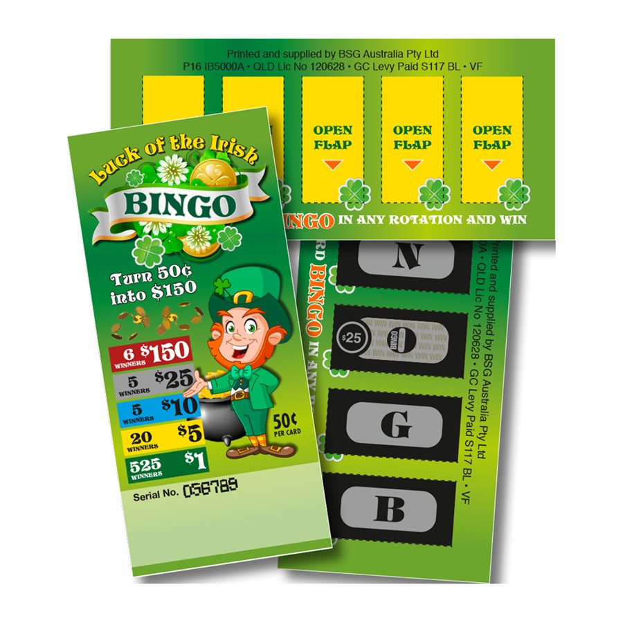 Bingo Supplies Australia Fundraising Supplies Australia Irish Bingo Lucky Envelopes