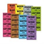 Bar Rip Tickets Drink Tickets | Drink Card | Admission Tickets | Bar Tickets